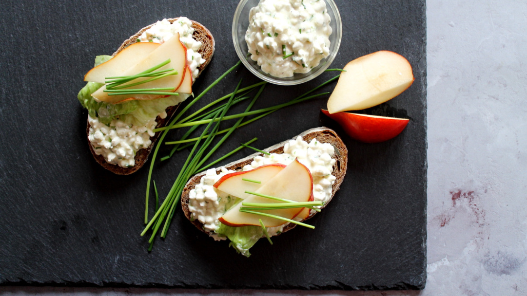 Cottage cheese sandwich with grape seed oil recipe - Pödör