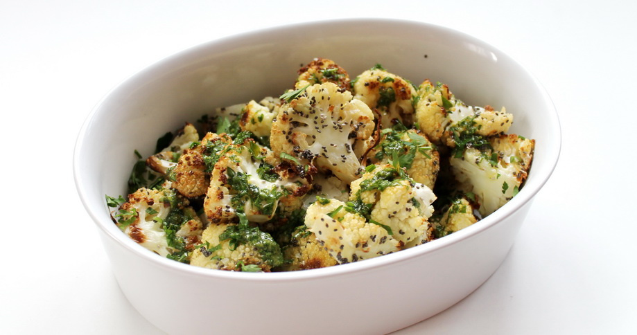 Baked cauliflower recipe with chia seeds - Pödör