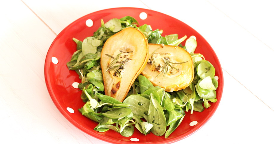 Baked pear with blue cheese recipe - Pödör