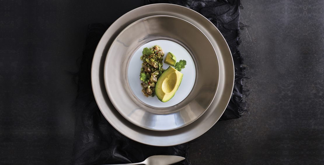 Tuna fish ceviche with pumpkin seed pesto - Pödör