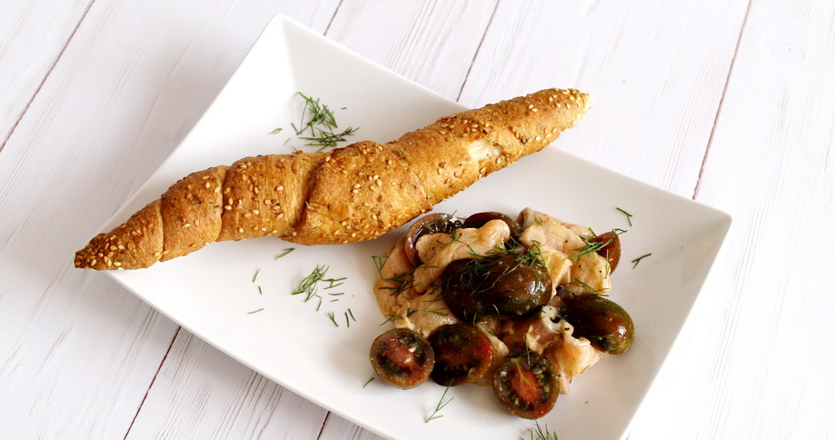 Tomato salmon ceviche - Pödör