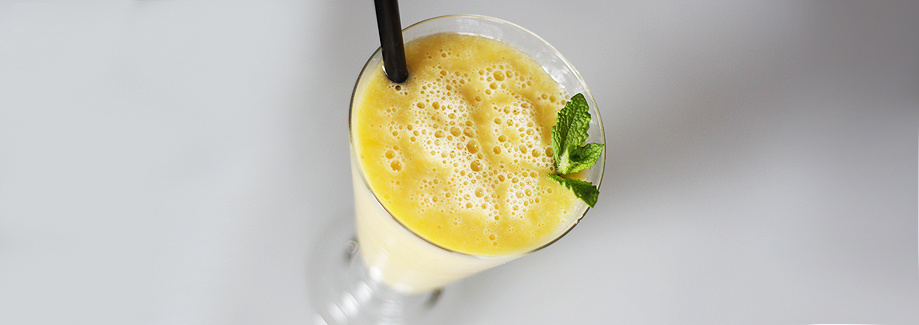 Banana smoothie with Pödör flaxseed oil and apricot seed oil - Pödör